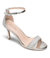 Sandałki damskie Style Shoes 6921 Srebrne