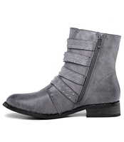 Botki damskie Foreverfolie F2062 Szare