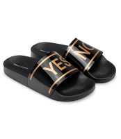 Klapki damskie Ideal Shoes T-9161 Czarne