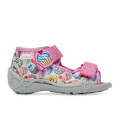 Sandałki dziecięce Befado 242P092 Szare