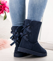 Śniegowce damskie Super Mode 2308 Granatowe