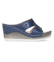 Klapki damskie Skotnicki KL-3-6026 Granatowe