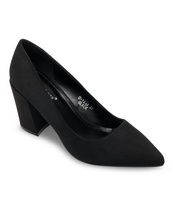 Czółenka damskie Ideal Shoes D-1232 Czarne