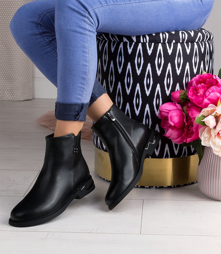 Botki damskie Jankowski JK/B-3-202 Czarne