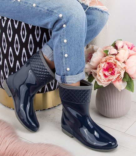 Kalosze damskie Lano FAN-01 Granatowe