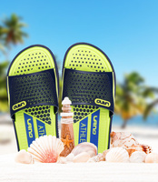 Klapki młodzieżowe basenowe Lano KL-3-6168-9 Green/Navy