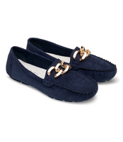 Mokasyny damskie Skotnicki P-3-0581 Granatowe