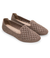 Balerinki damskie Sabatina DM2017-12 Beżowe