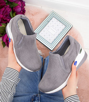 Buty sportowe damskie Skotnicki P-3-0587 Szare