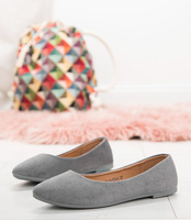 Balerinki damskie Skotnicki P-3-0564 Szare