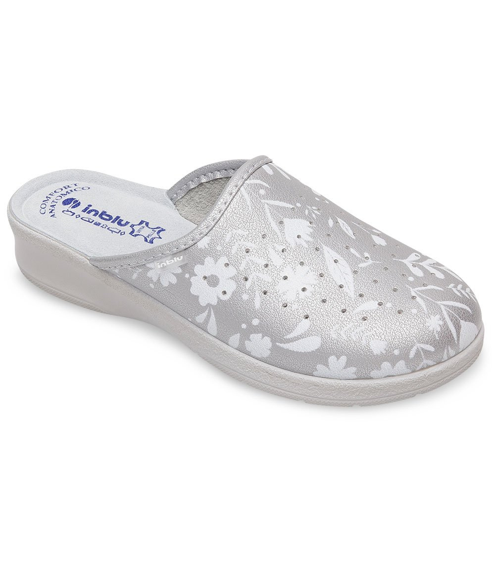 Klapki damskie Inblu 50-51 Srebrne