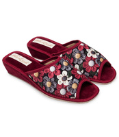 Kapcie damskie Natural Style NS-065 Bordowe