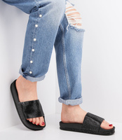 Klapki damskie Abloom SY665 Czarne