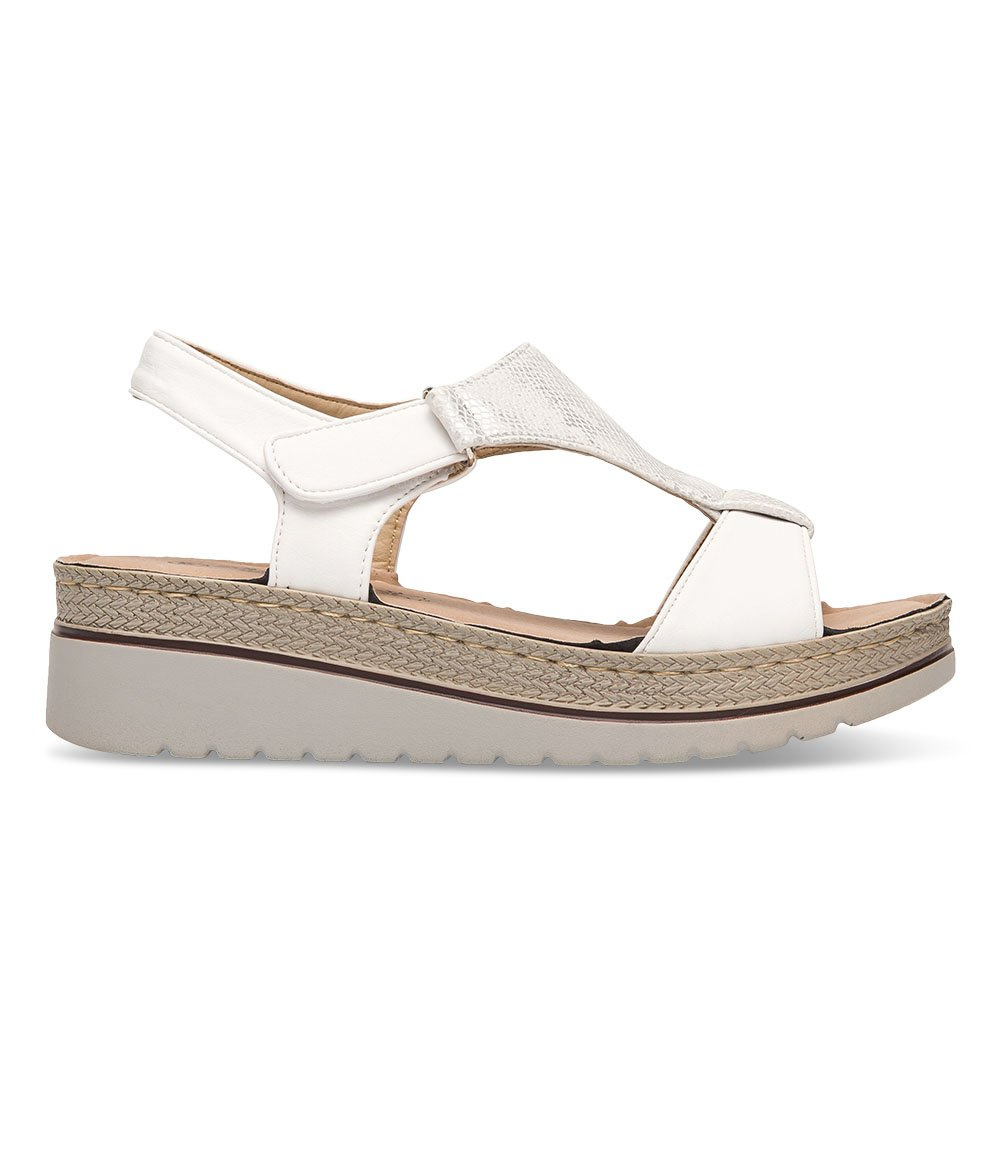 Sandałki damskie Skotnicki S-3-3018 Białe