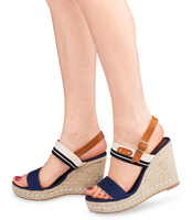 Sandały damskie Foreverfolie BL235 Granatowe