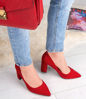 Czółenka damskie Sixth Sens X-113 Czerwone