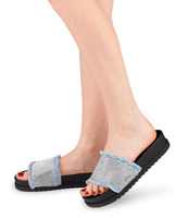 Klapki damskie Abloom SY648 Błękitne