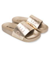 Klapki damskie Abloom WL169 Złote