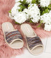 Kapcie damskie Natural Style NS-098 Brązowe