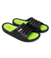 Klapki męskie basenowe Lano KL-4-0218 Black/Green