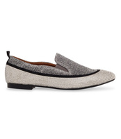 Balerinki damskie Ideal Shoes S-7341 Srebrne