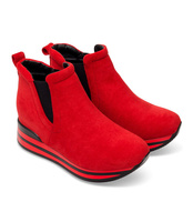Botki damskie Sixth Sens JW62 Czerwone