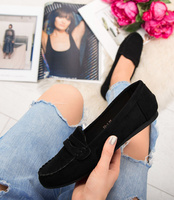 Mokasyny damskie Queen Vivi 22-1 Czarne