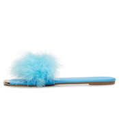 Klapki damskie Laura Mode F-17 Niebieskie