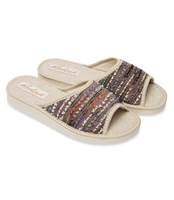 Kapcie damskie Natural Style NS-098 Brązowe