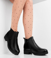 Botki damskie L.Lux.Shoes JKD-22 Czarne