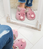 Kapcie damskie Natural Style NS-262 Różowe