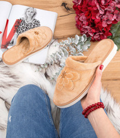 Kapcie damskie Natural Style NS-011 Beżowe