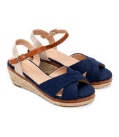 Sandałki damskie Sixth Sens FG11 Granatowe