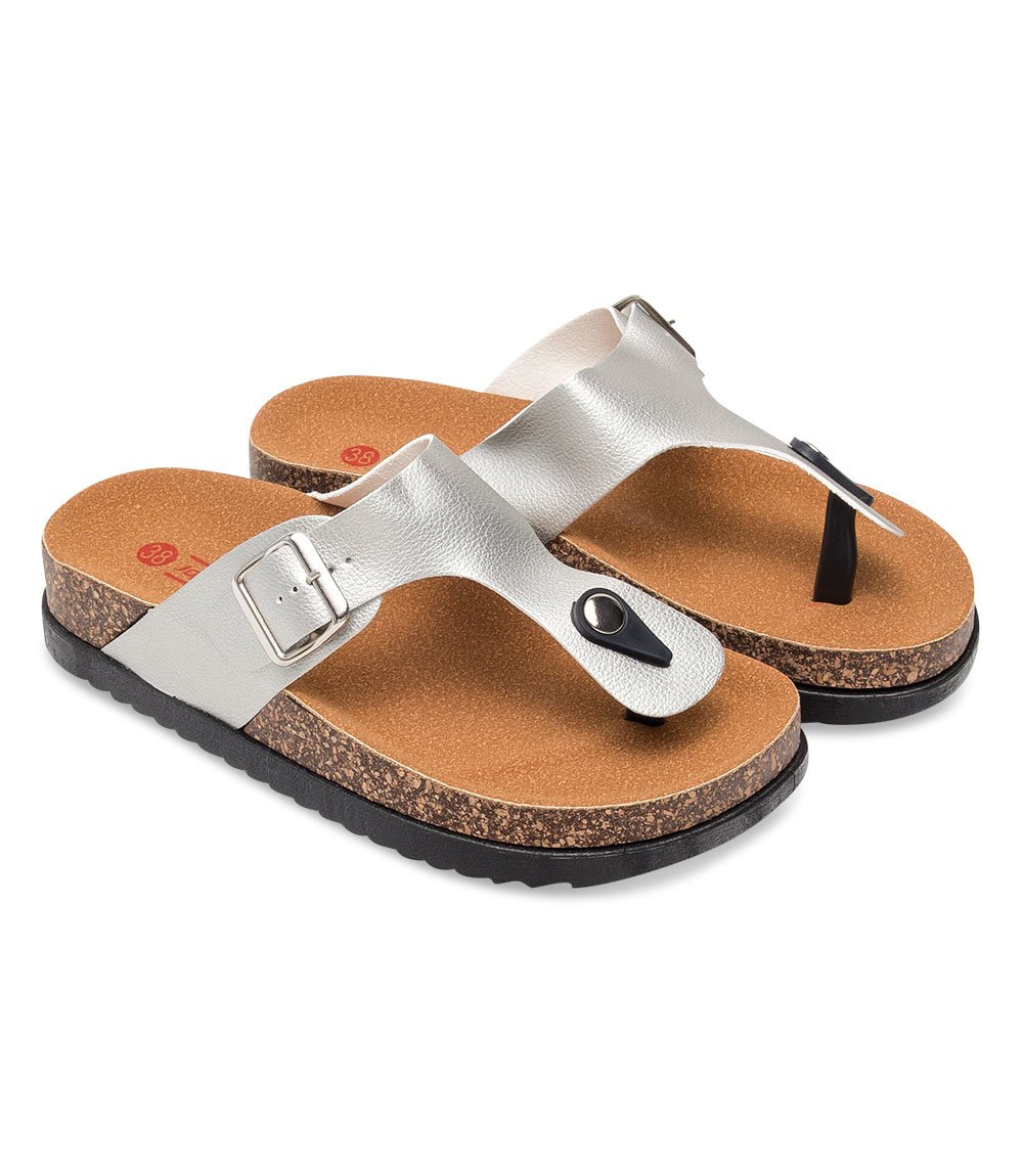 Japonki damskie Jomix D7593 Srebrne