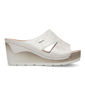 Klapki damskie Skotnicki KL-3-0611 Srebrne