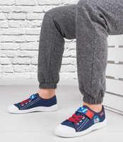 Trampki dziecięce Befado 251Y101 Jeansowe