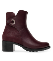 Botki damskie Pesco 1887 Bordowe