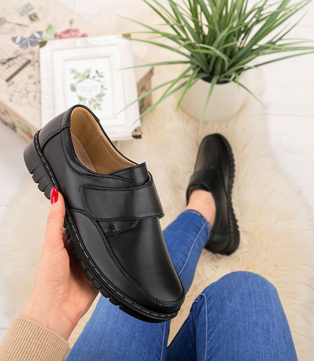 Półbuty damskie Skotnicki P-3/Y10 Czarne