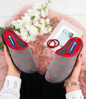 Kapcie damskie Inblu EC-52 Szare