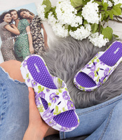 Klapki damskie basenowe Lano KL-3-1325-1 Fioletowe