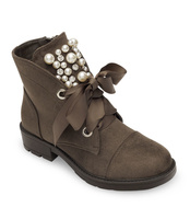 Botki damskie Bestelle CLS-63 Oliwkowe