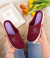 Kapcie damskie Inblu BS-46 Śliwkowe