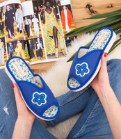 Kapcie damskie Natural Style NS-009 Niebieskie