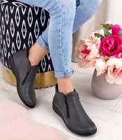 Botki damskie Helios 642 Szare