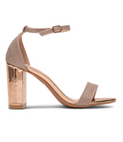 Sandałki damskie Laura Mode QL-139 Szampańskie