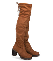 Kozaki damskie Sixth Sens F162 Brązowe