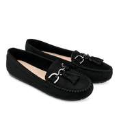 Mokasyny damskie Danic L7195 Czarne