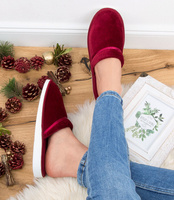 Kapcie damskie Natural Style NS-020 Bordowe