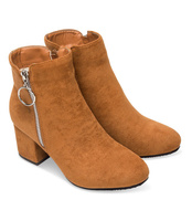 Botki damskie Bestelle 2208-99 Brązowe