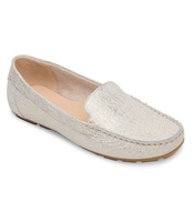 Mokasyny damskie Pesco 1820 Biało-Złote